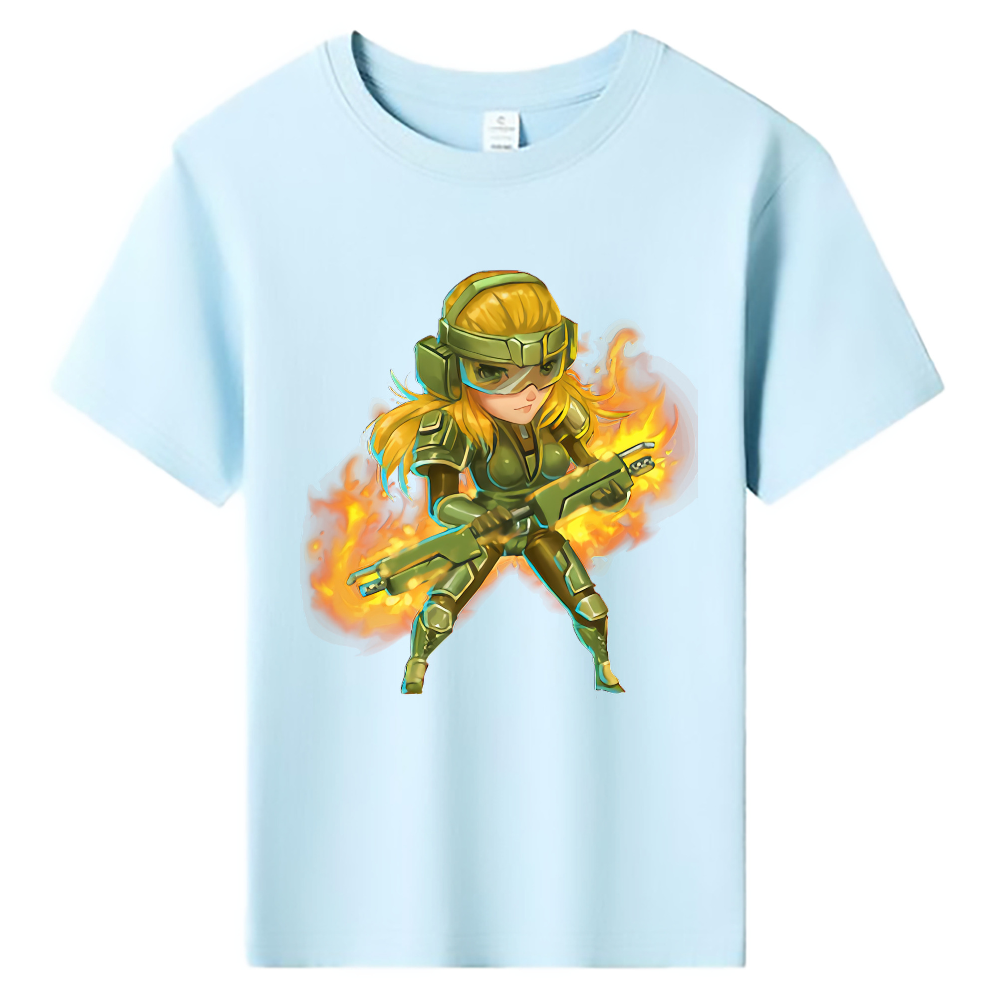 （画像用） リーグ・オブ・レジェンド League of Legends LOL 綿100％キッズTシャツ（フロントプリント）